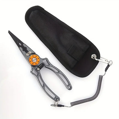 Aluminum Wire Pliers Multi-functional Fishing Pliers Outdoor Fishing Tools and Line Cutting Pliers.