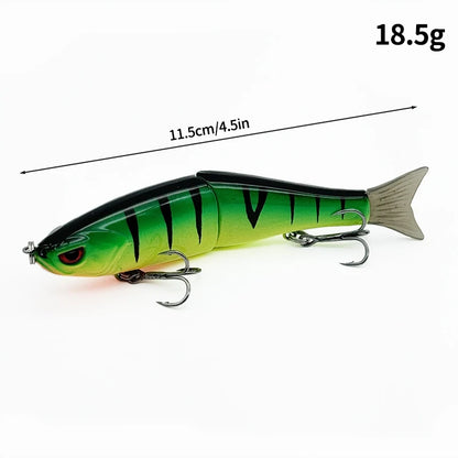 Swimbaits Balam Glide Bait Fishing Lure 4-segment Jointed Fishing Hard Bait.