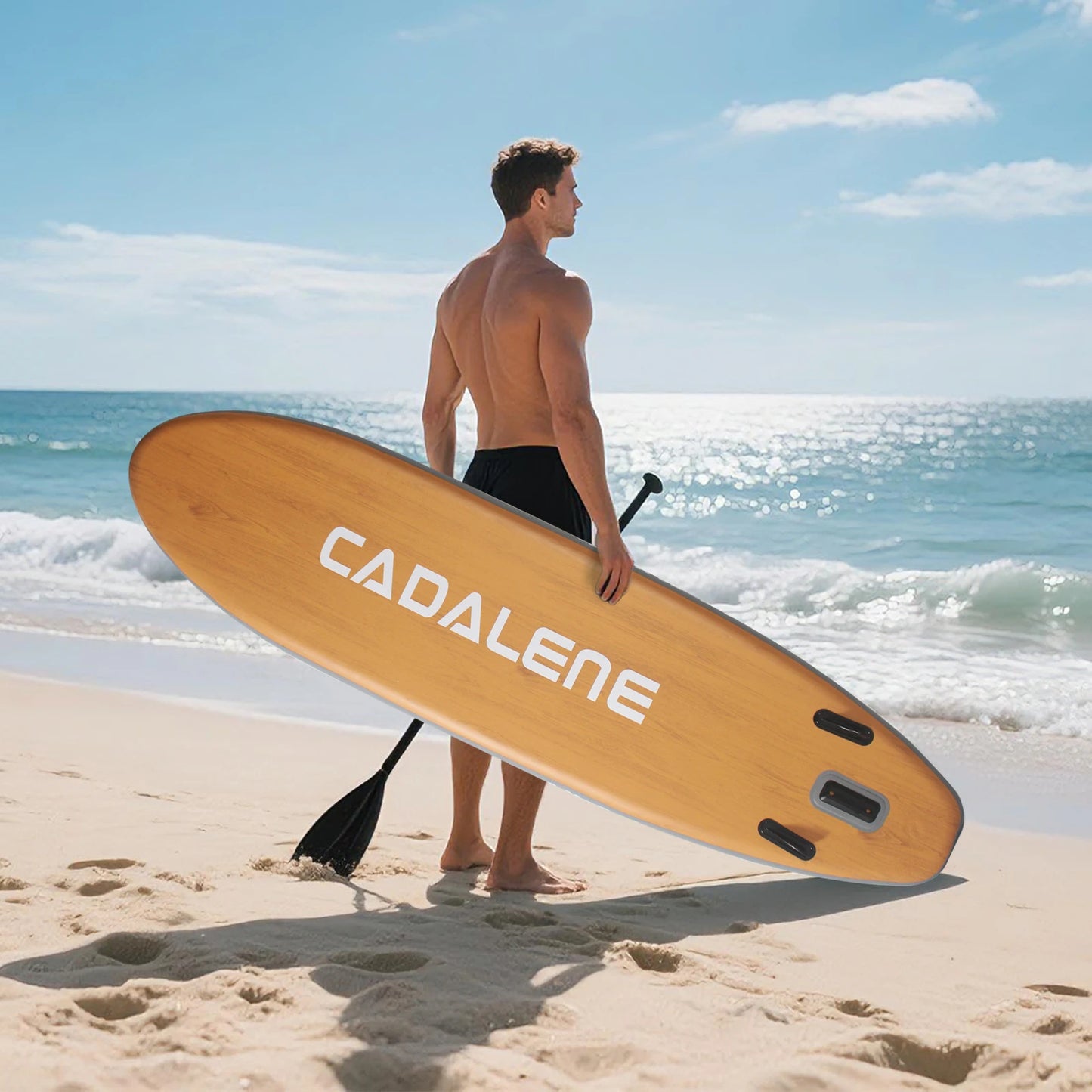 CADALENE Inflatable Paddle Board, Stand Up Paddle Board with Premium Sup Accessories, For Adults