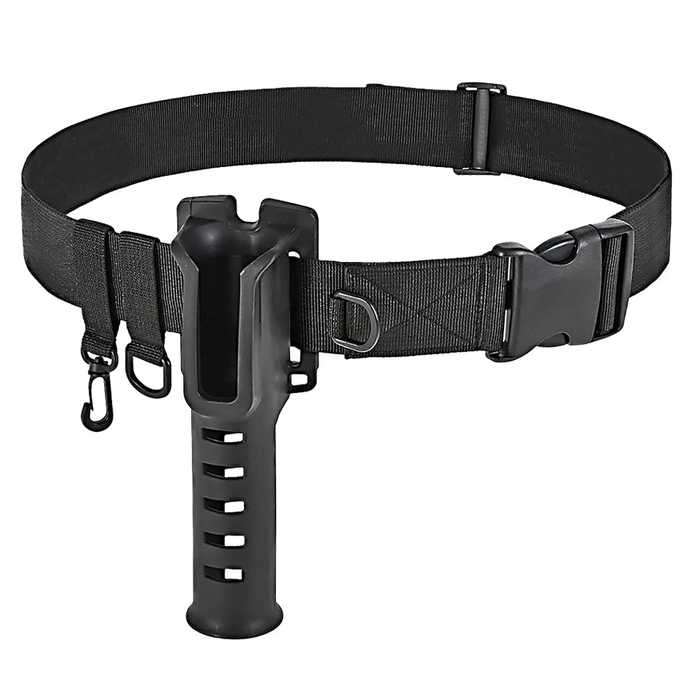 Fishing Waist Belt Rod Holder Adjustable Fishing Wading Belt Rod Holder Wader Fishing Waist Belt Fishing Gear Accessories.