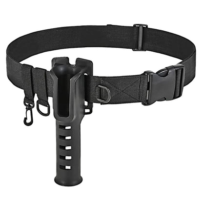 Fishing Waist Belt Rod Holder Adjustable Fishing Wading Belt Rod Holder Wader Fishing Waist Belt Fishing Gear Accessories.