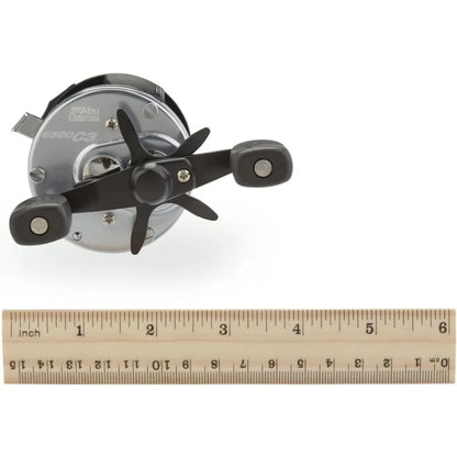 Ambassadeur C3 Baitcast Round Fishing Reel for HeavyDuty Angling in Saltwater and Freshwater Environments.