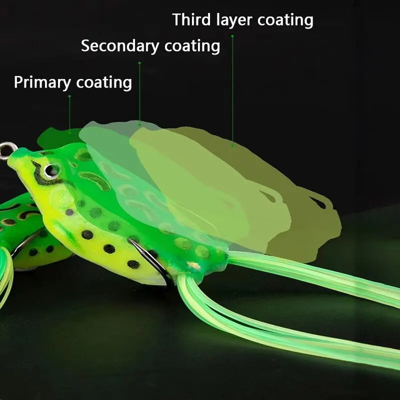 2Pcs Soft Frog Fishing Lures.