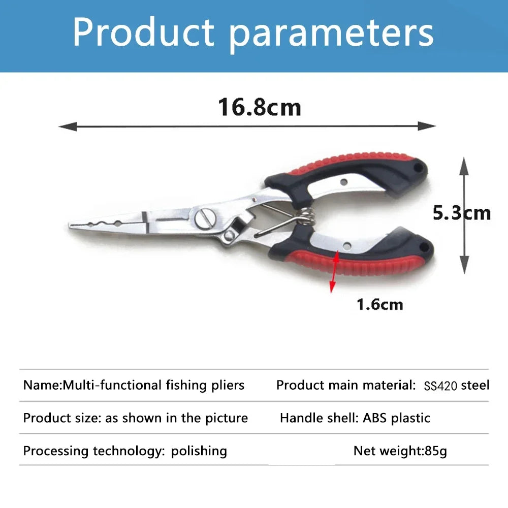 Anti-slip High-strength Multifunctional Fishing Pliers.