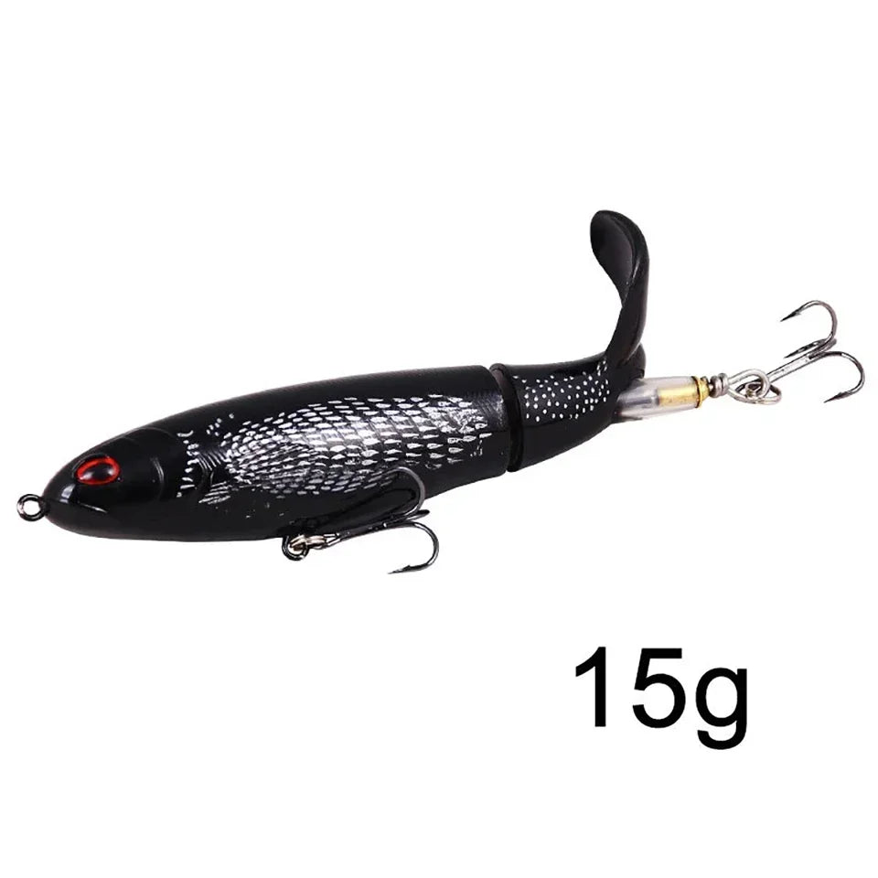 EASYFISH 13g 15g 35g Popper Propeller Topwater Fishing Lure.