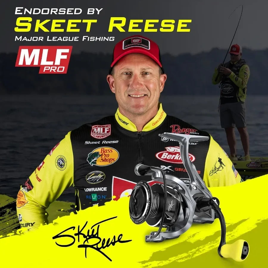 High Performance Spinning Reel with Carbon Rotor and Aluminum Body for Precision Fishing Applications 6.2:1 Gear Ratio.