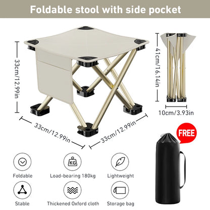 Outdoor Portable Folding Stool.