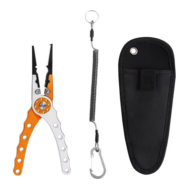 Aluminum Multifunction Fishing Pliers.