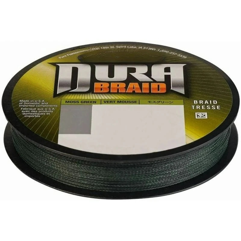 DuraBraid Fishing Line, Moss Green, 20 lb Test Strength, 150 yd