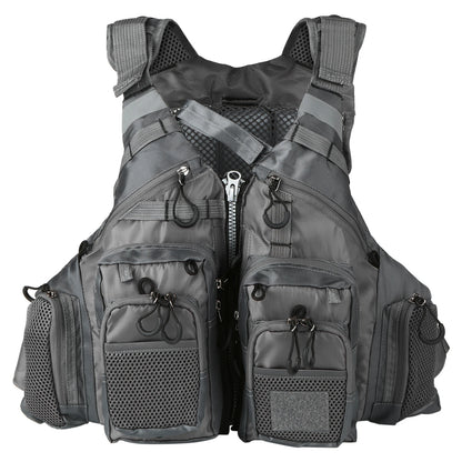 Outdoor Breathable Padded Fishing Life Vest.