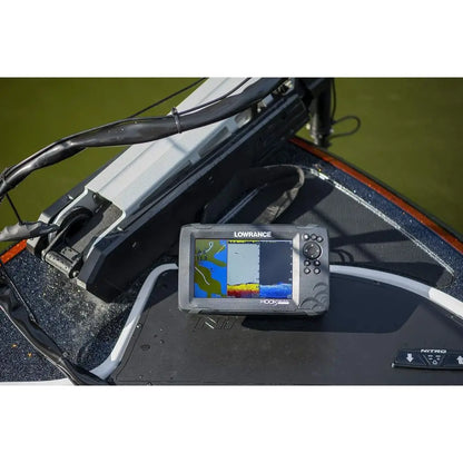 HOOK Reveal 5 SplitShot - 5-inch screen fish finder with SplitShot Transducer, Preloaded C-MAP US Inland Mapping