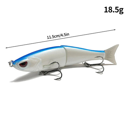 Swimbaits Balam Glide Bait Fishing Lure 4-segment Jointed Fishing Hard Bait.