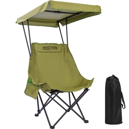 YOUNG WOOD Portable Camping Chair.