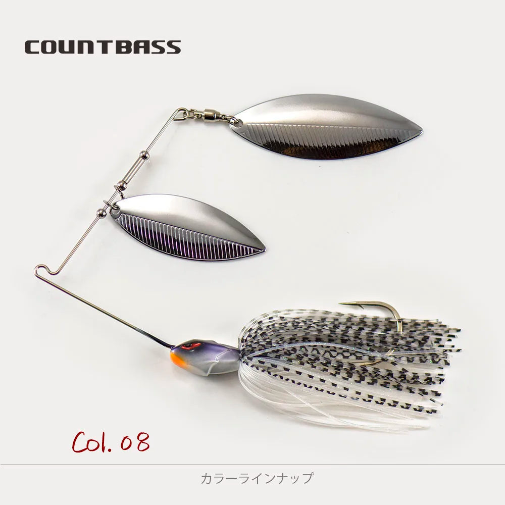 1/2oz Spinnerbaits with 5/0 VMC hook.