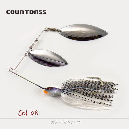 1/2oz Spinnerbaits with 5/0 VMC hook.