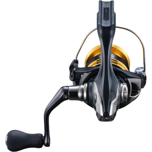 Sahara Spinning Reel for Saltwater Fishing with High Speed Retrieval and Durable Corrosion Resistant Design.