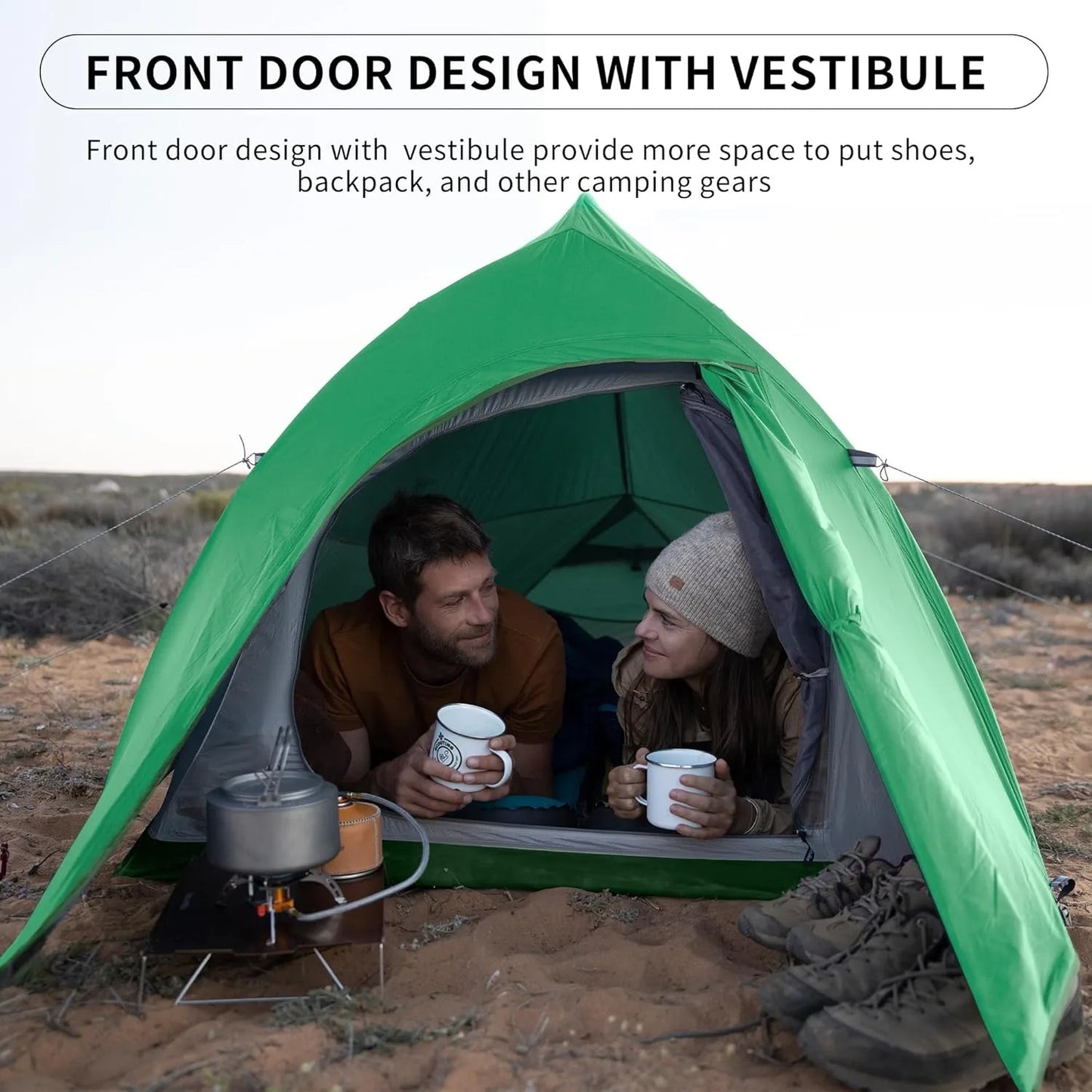 Naturehike Cloud Up 2 Person Camping Tent Waterproof Ultralight 3-4 Season Tent.