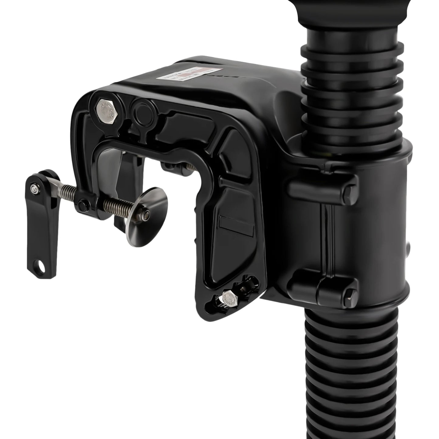 4HP 55cc 4-Stroke Outboard Motor with Jet Pump, 360° Tilt for Inflatable Fishing Boats, Manual Start.