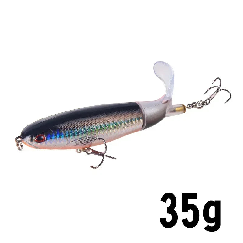 EASYFISH 13g 15g 35g Popper Propeller Topwater Fishing Lure.