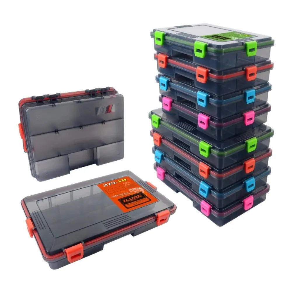 Fishing Tackle Box Large Capacity Waterproof Storage for Lures.