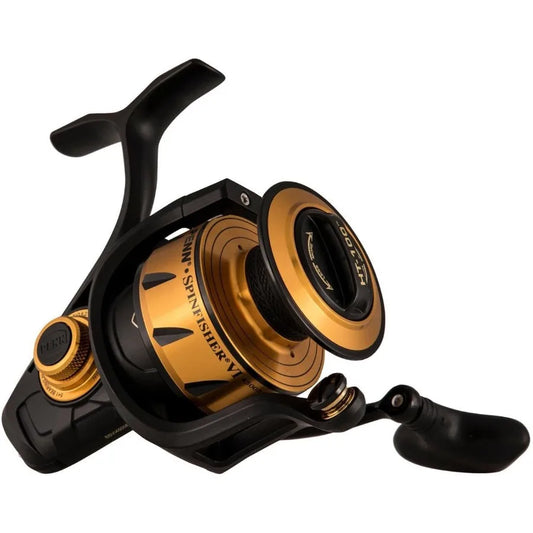Spinfisher VI Spinning Fishing Reel for Freshwater and Saltwater Angling HighSpeed Retrieval with Smooth Drag System.