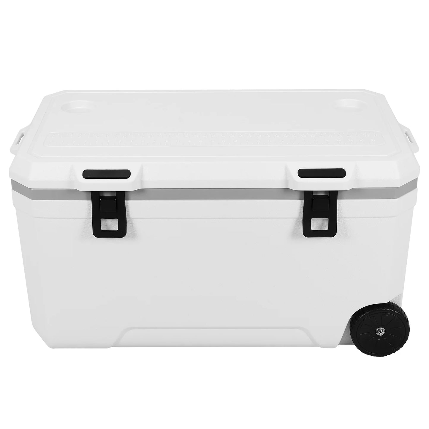 120L Hard Plastic Roto molded Cooler with Wheels.