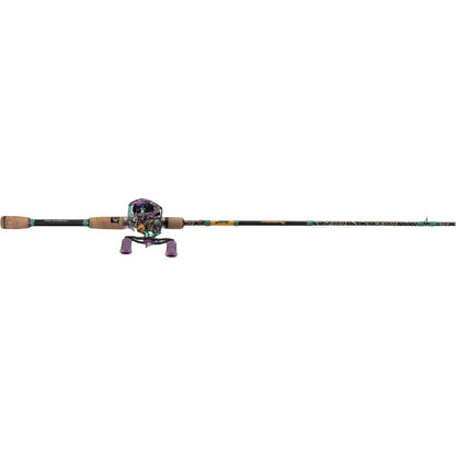 Krazy 3 Baitcast Combo with 7' 1pc Medium Heavy IM7 Graphite Rod and Cork Handle Foregrip.