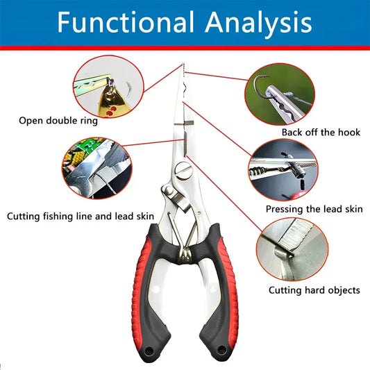 Anti-slip High-strength Multifunctional Fishing Pliers.