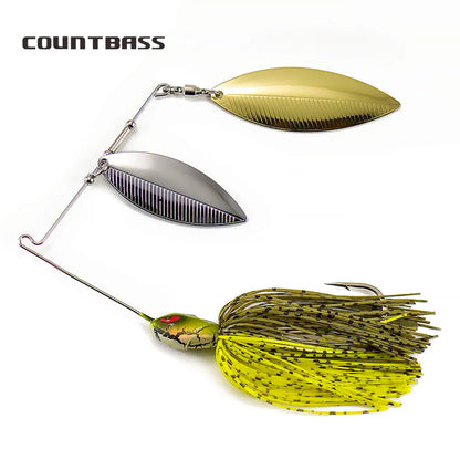 1/2oz Spinnerbaits with 5/0 VMC hook.