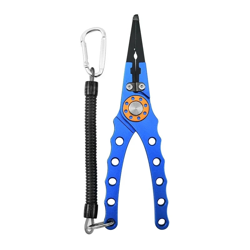 Fishing Pliers with Line Cutter.