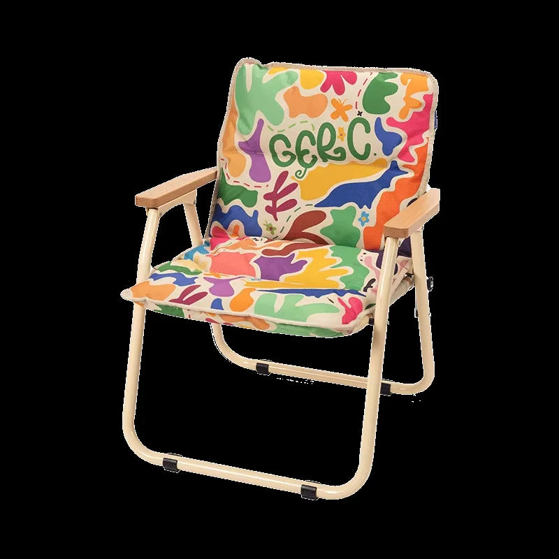 GERC Double Outdoor Aluminum Folding Chair.