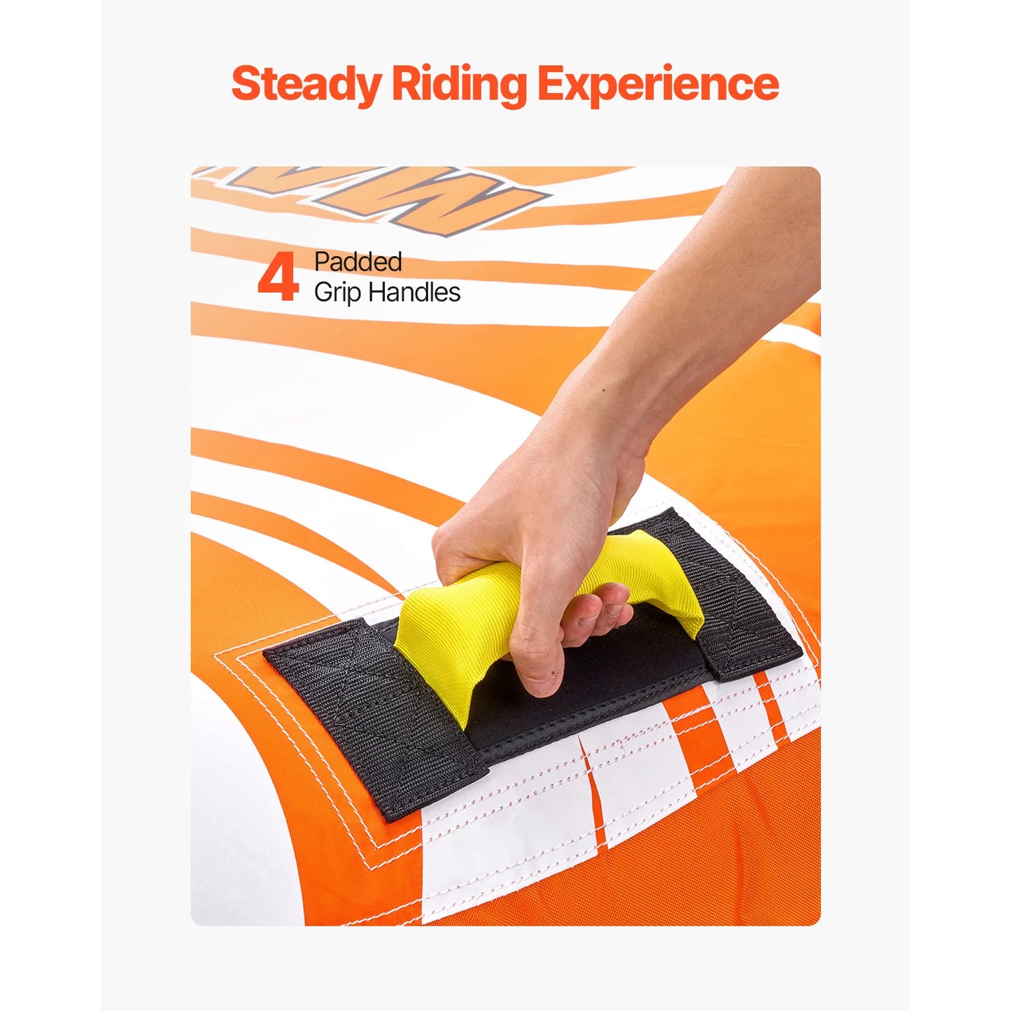 SucceBuy 1-2 Riders inflatable Towable Tubes for Boating.