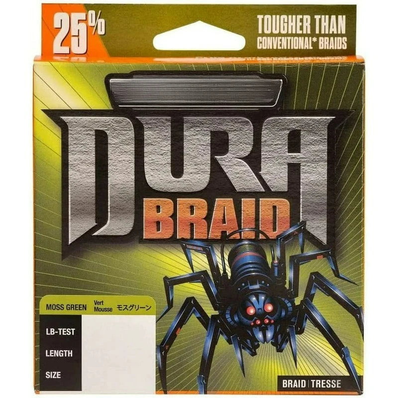 DuraBraid Fishing Line, Moss Green, 20 lb Test Strength, 150 yd