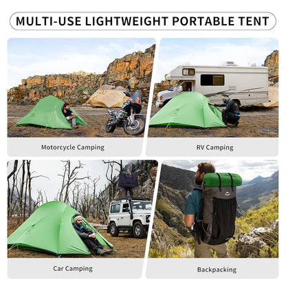 Naturehike Cloud Up 2 Person Camping Tent Waterproof Ultralight 3-4 Season Tent.