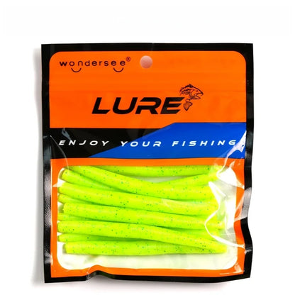 10pcs 10cm 14cm Senko Worm 2-Tone Double Colors,