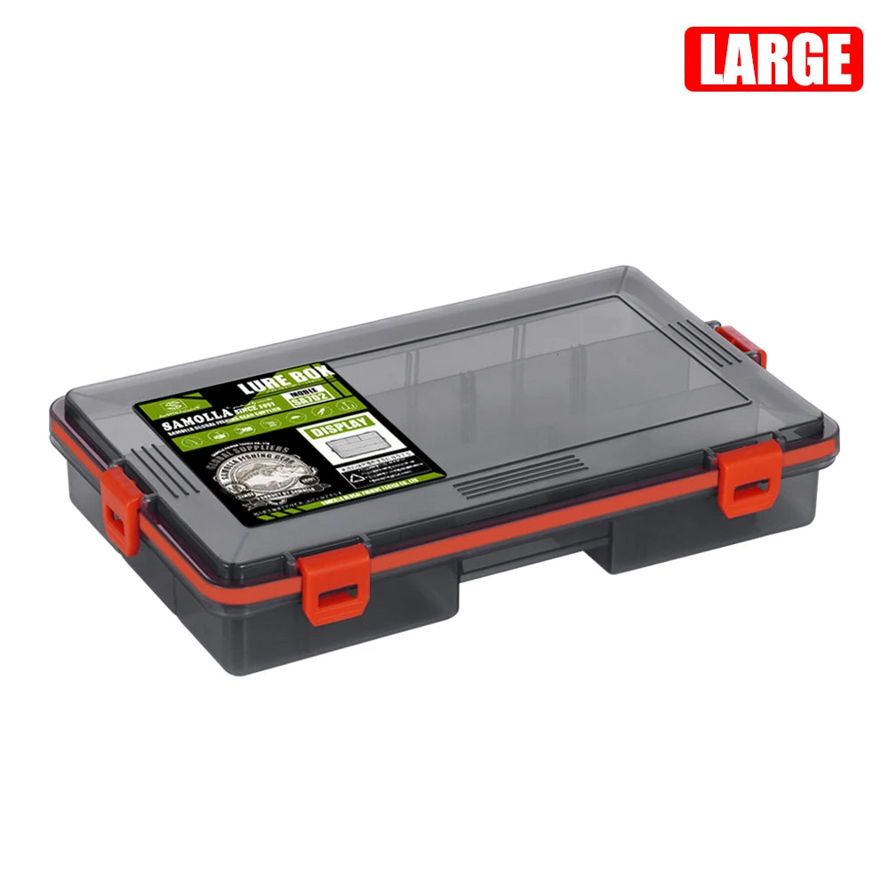 SAMOLLA Fishing Tackle Waterproof Lure Storage Boxes.