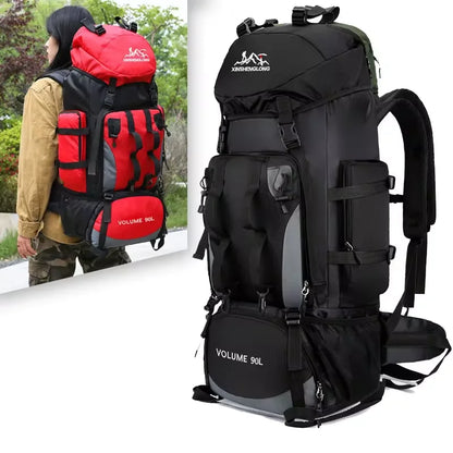 80L Waterproof Hiking Camping Backpack.