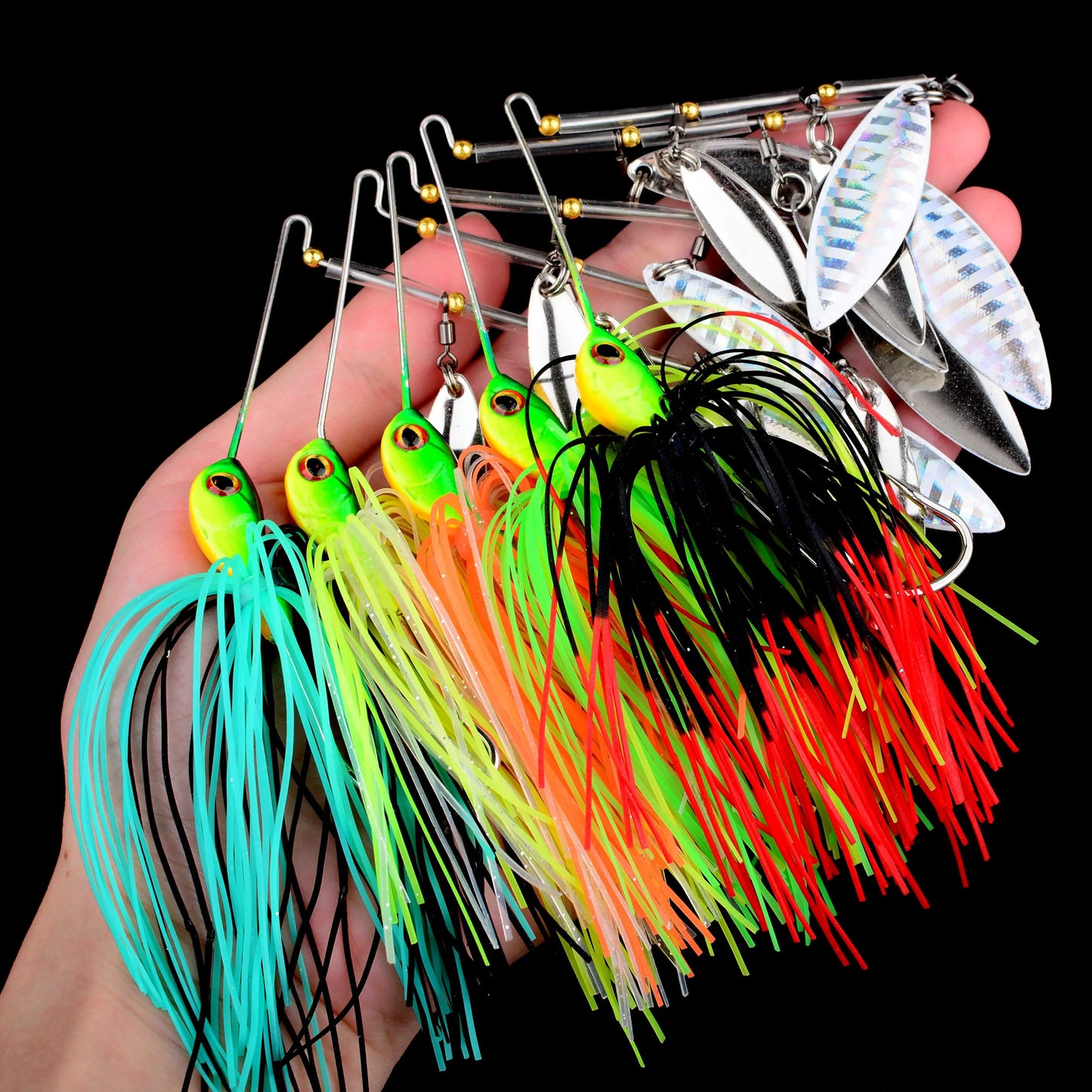 5Pcs spinner bait.