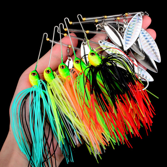 5Pcs spinner bait.