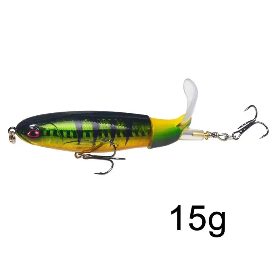 EASYFISH 13g 15g 35g Popper Propeller Topwater Fishing Lure.