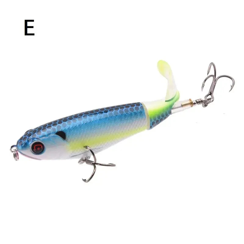 Fishing Lures Whopper Plopper With Floating Rotating Tail.