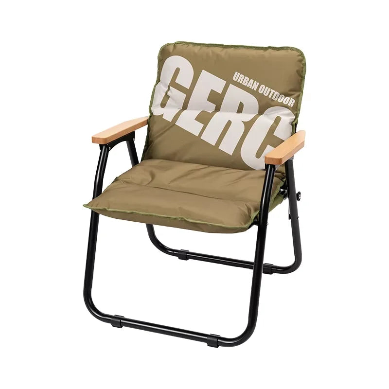 GERC Double Outdoor Aluminum Folding Chair.