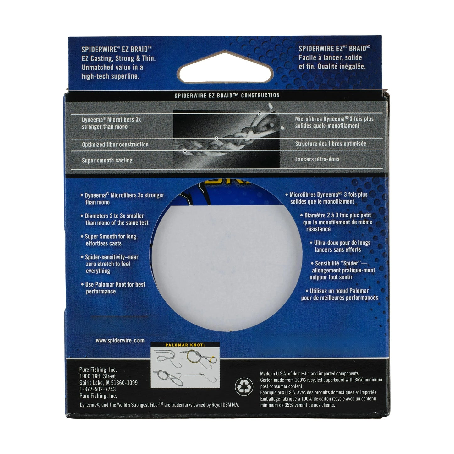 Fishing Line, Hi-Vis Yellow, 10 lb Test Strength, 300 yd