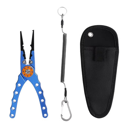 Aluminum Multifunction Fishing Pliers.