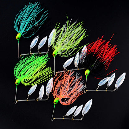 5Pcs spinner bait.