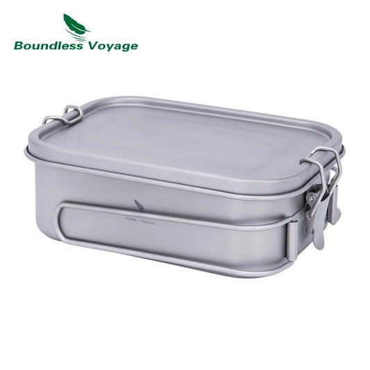 Boundless Voyage Titanium  leak proof container with Lid & Handle.