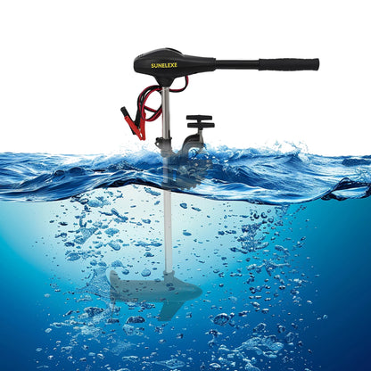 Powerful 40lb Thrust Electric Trolling Motor, 5 Forward Speeds.