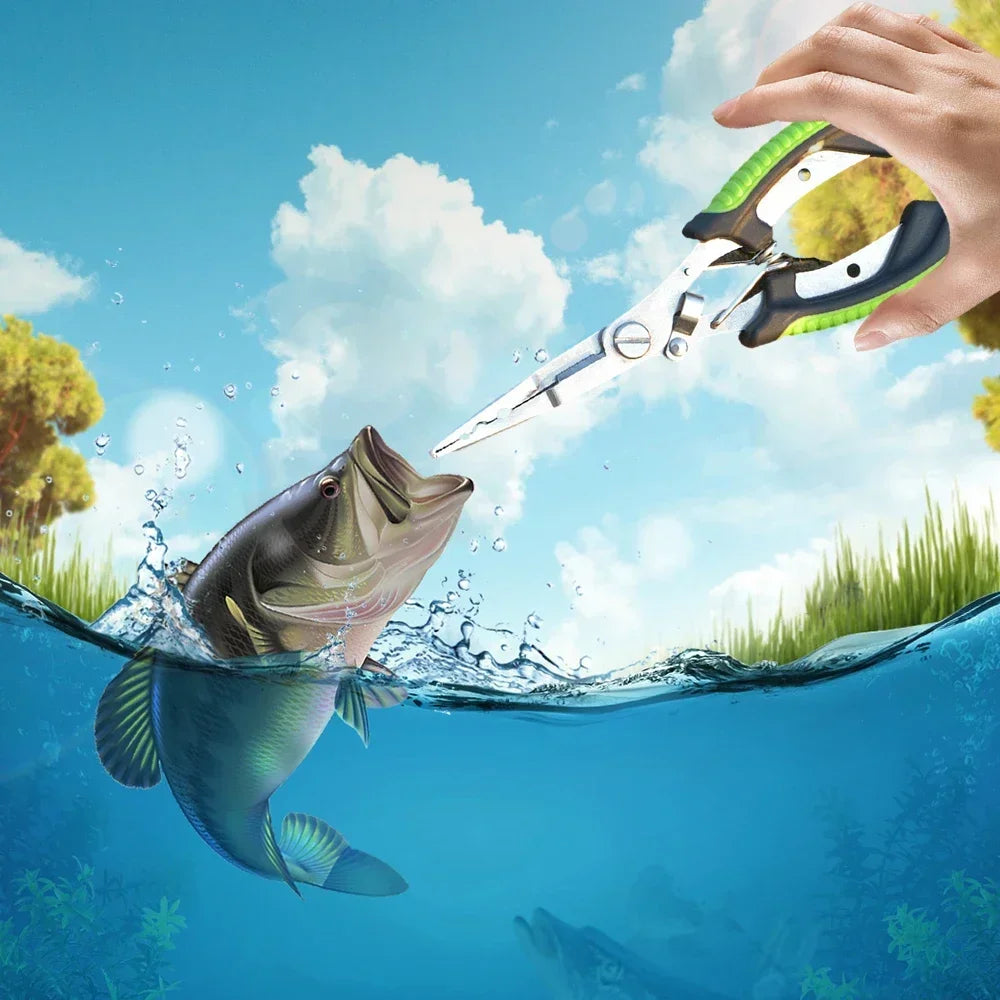 Anti-slip High-strength Multifunctional Fishing Pliers.