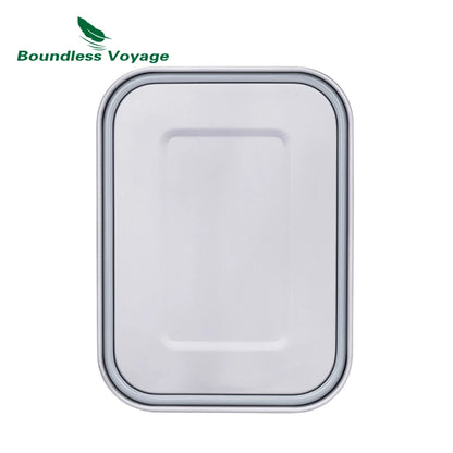 Boundless Voyage Titanium  leak proof container with Lid & Handle.