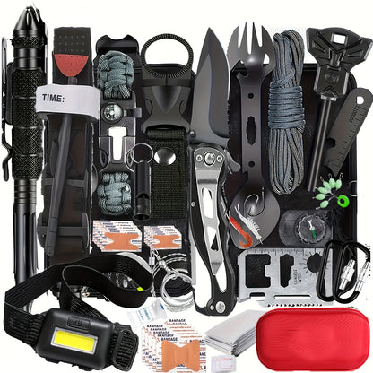 Ultimate Survival Gear Kit, 20-in-1 Emergency Survival Equipment & Tools.